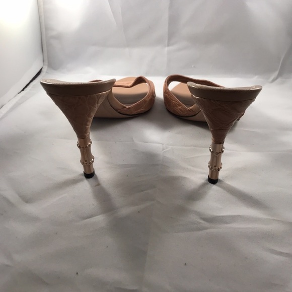 Gucci Alligator Leather Mule Heels - Picture 5 of 6